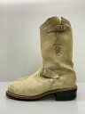 【中古】CHIPPEWA◆エンジニアブーツ/US8/BEG/スウェード/90863【シューズ】