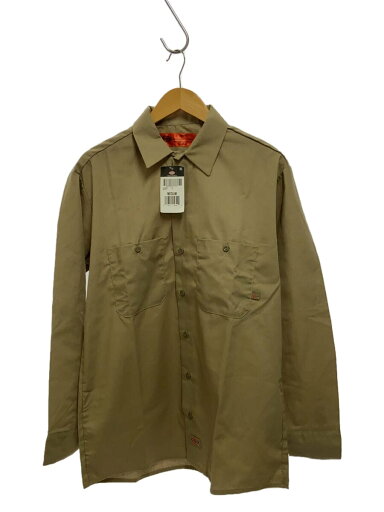 【中古】DICKIES◆90s/DEADSTOCK/長袖ワークシャツ/M/ポリエステル/BEG【メンズウェア】 【中古】DICKIES◆90s/DEADSTOCK/長袖ワークシャツ/M/ポリエステル/BEG【メンズウェア】