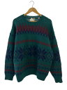 【中古】GAP◆ニット・セーター(厚手)/XL/ウール/グリーン/90s/OLD GAP【メンズウェア】(4)
