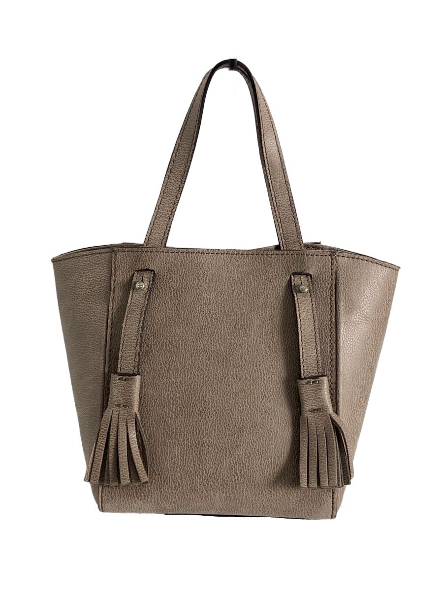 DEL CONTE バンブーハンドル レザーハンドバッグ バンブーハンドルの 