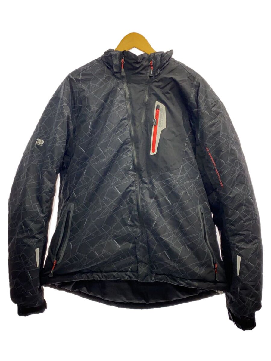 【中古】KOMINE◆ライディングジャッケット/4XL/BLK【スポーツ】