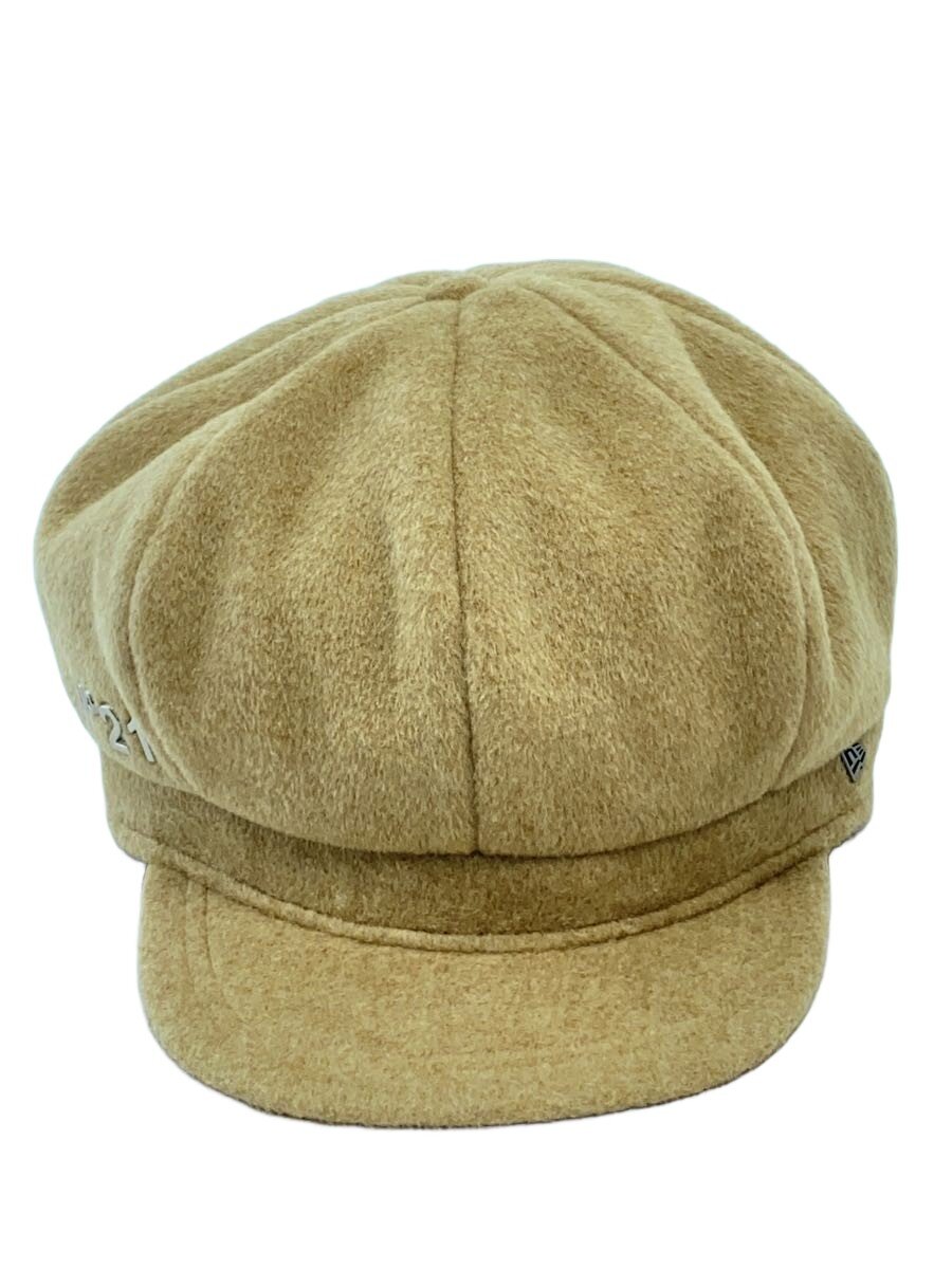 Newsboy Cap - 【中古】NEW ERA◆×N21/キャスケット/M/ポリエステル/CML/レディース【服飾雑貨他】