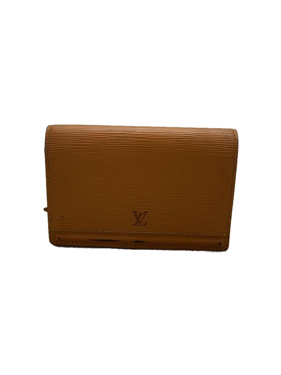 【中古】LOUIS VUITTON◆サンチュール・ティルシット_エピ_BRW/PVC/BRW【バッグ】