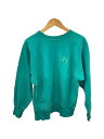 【中古】Champion◆90s/刺繍タグ/リバースウィーブ/スウェット/L/コットン/GRN【メンズウェア】