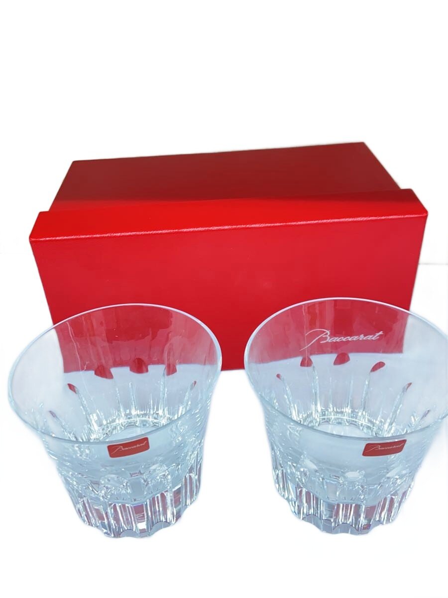【中古】Baccarat◆ウィスキーグラス/2点セット/CLR【キッチン用品】