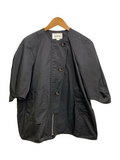 【中古】ENFOLD◆ブルゾン/38/ポリエステル/BLK/300GA230-0290/CIRCLE-ARM BLOUSON【レディースウェア】 【中古】ENFOLD◆ブルゾン/38/ポリエステル/BLK/300GA230-0290/CIRCLE-ARM BLOUSON【レディースウェア】