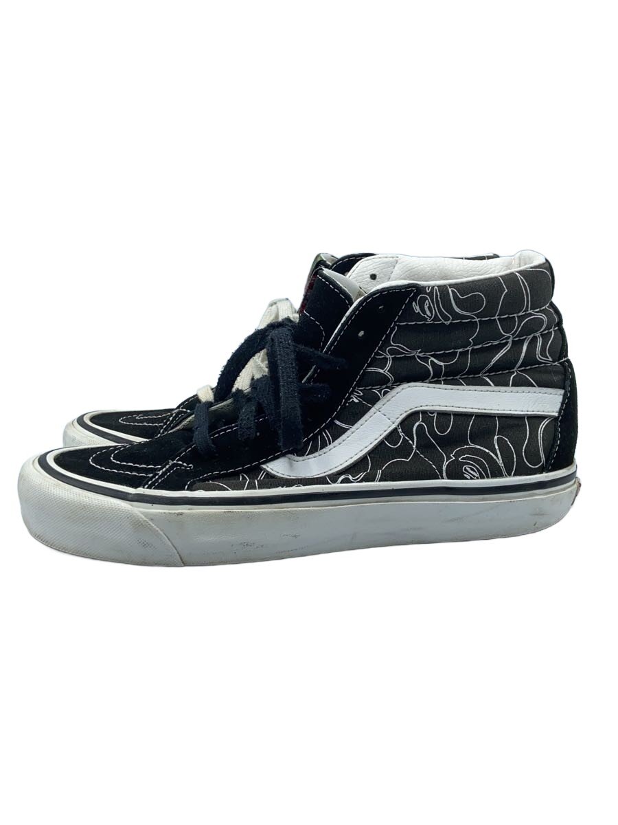 VANS - 【中古】VANS◆ハイカットスニーカー/UK7.5/BLK【シューズ】