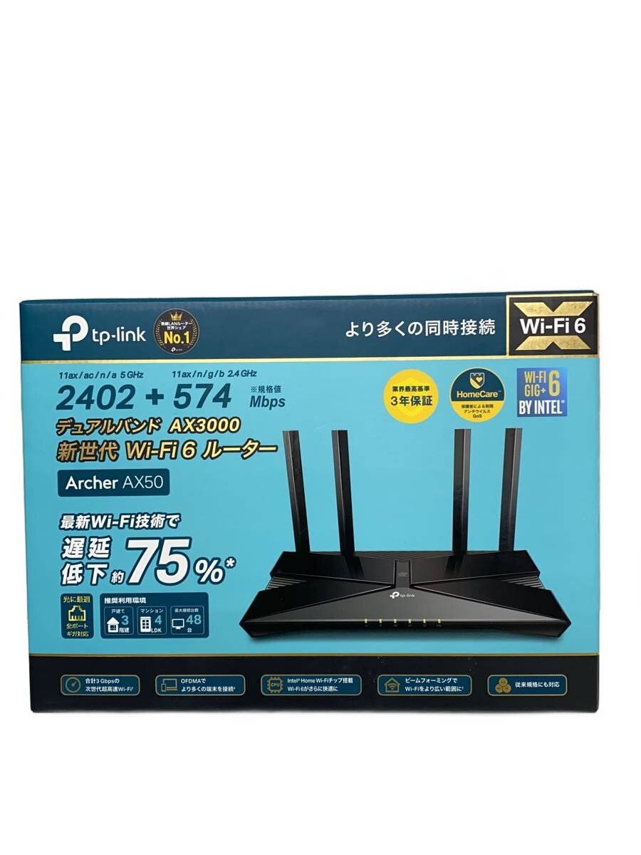 【中古】tp-link◆パソコン周辺機器 ARCHER AX50【パソコン】