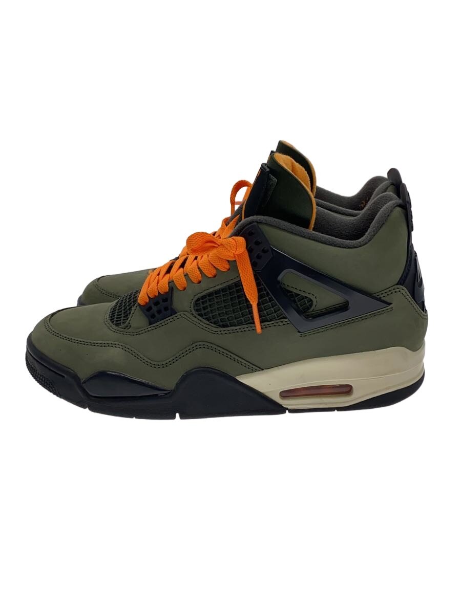 NIKE◆Air Jordan 4 Retro Deep Green/ハイカットスニーカー/28cm/KHK/IB1519-200//