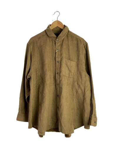 【中古】Engineered Garments◆Flared Shirt - Lt.Weight Fake Suede/M/ポリエステル/BRW/無地【メンズウェア】 【中古】Engineered Garments◆Flared Shirt - Lt.Weight Fake Suede/M/ポリエステル/BRW/無地【メンズウェア】