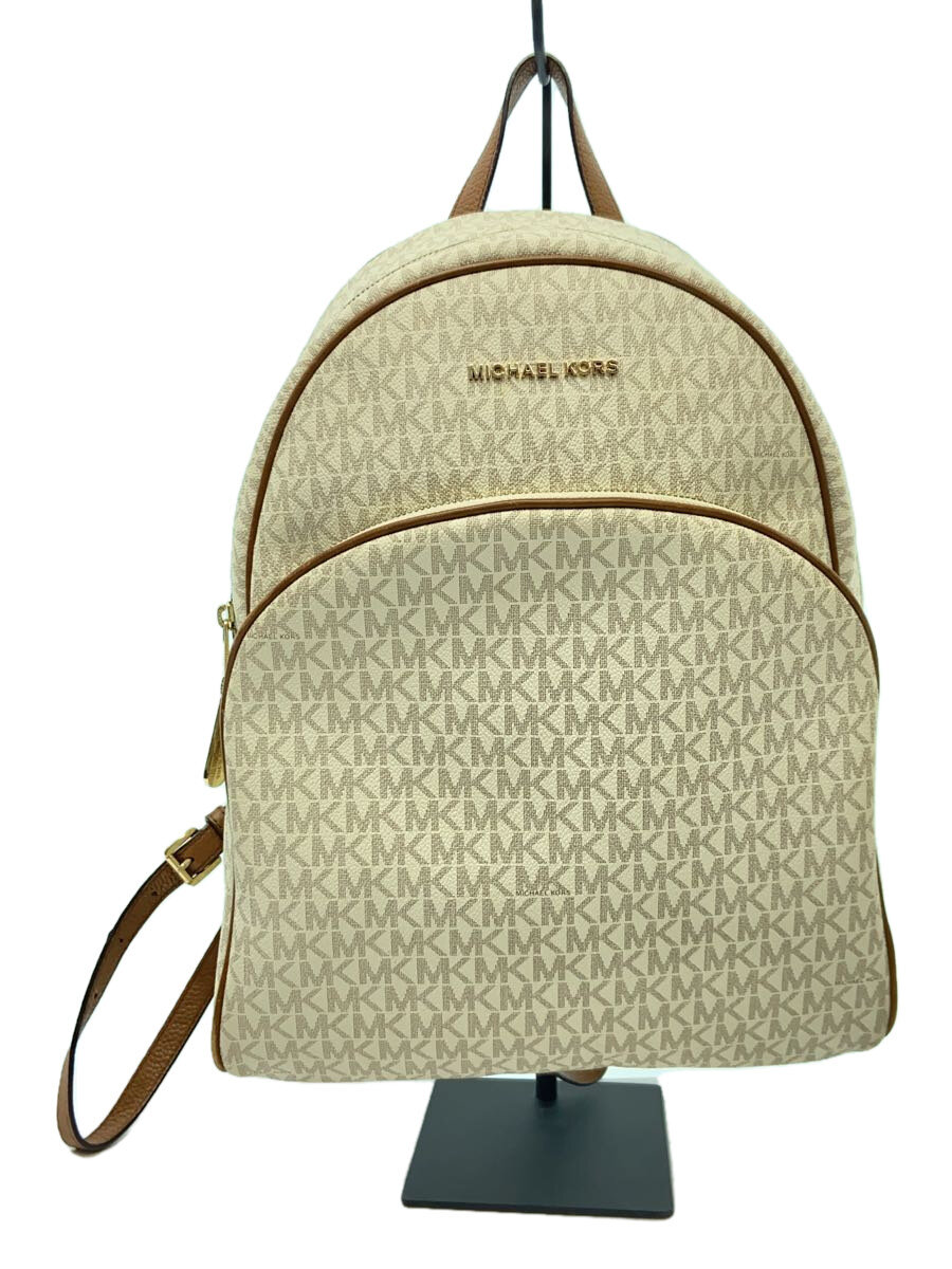 【中古】MICHAEL KORS◆リュック/--/GRY/35F8GAYB7B//【バッグ】