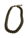 【中古】Alexander McQueen◆チャンキーチェーンネックレス/アクセサリー/--/SLV/メンズ//【服飾雑貨他】