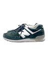 【中古】NEW BALANCE◆ニューバランス/M576/UK6.5/グリーン/M576DG/※つま先ソール剥がれ【シューズ】