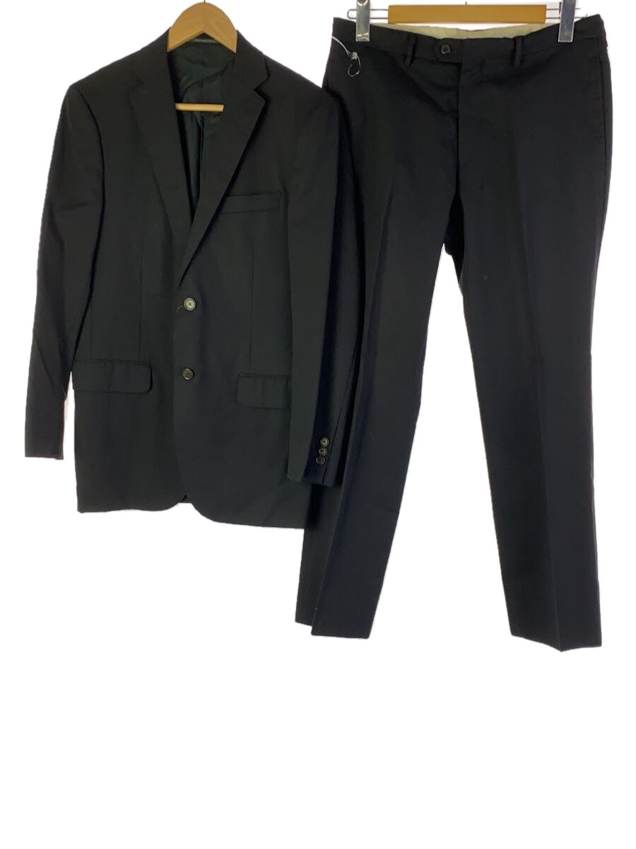 【中古】UNITED ARROWS green label relaxing◆セットアップ/46/ウール/BLK/ストライプ/3121-110-0792/3124-110-0792【メンズウェア】