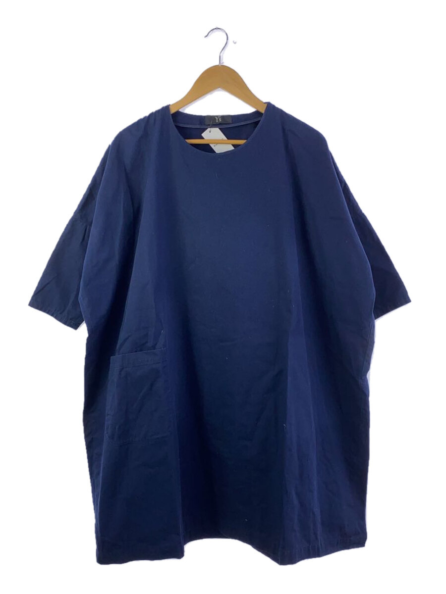 【中古】Y’s◆半袖ワンピース/2/コットン/NVY/YV-D83-002【レディースウェア】