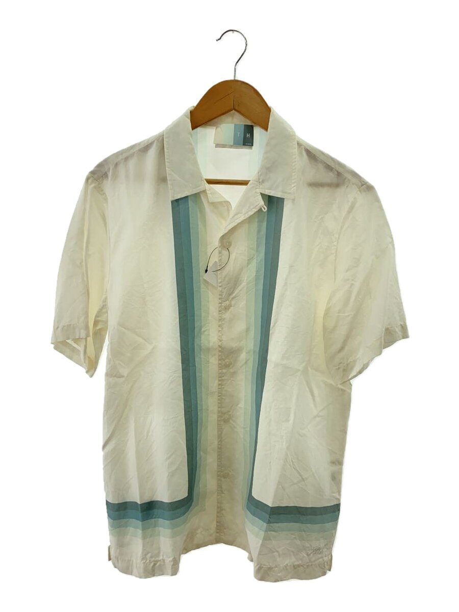 KITH◆Cupro Linen Thompson Camp Collar Shirt/M//WHT/KHM031098