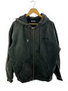 【中古】SUPPLIER◆ジップパーカー/L/コットン/GRY【メンズウェア】