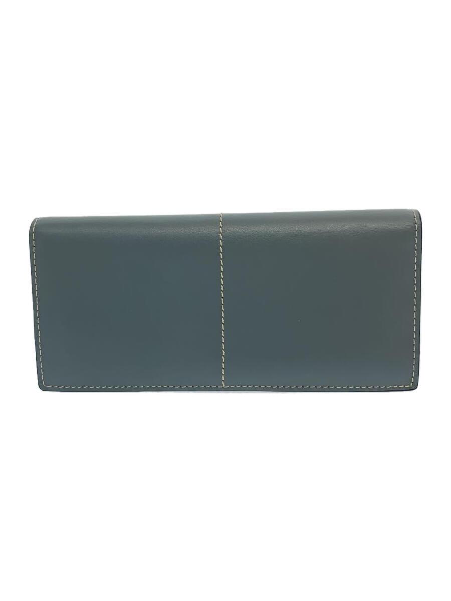 Rakuten - 【中古】TOD’S◆長財布/レザー/BLU/無地/レディース//【服飾雑貨他】