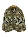 【中古】078 CITE◆23AW/COWICHAN KNIT CARDIGAN/カーディガン/S/ウール/ベージュ/WWWT-UU002【メンズウェア】