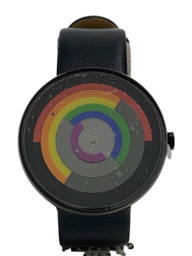 【中古】projects watches/クォーツ腕時計/アナログ/レザー/BLK/BLK【服飾雑貨他】 【中古】projects watches/クォーツ腕時計/アナログ/レザー/BLK/BLK【服飾雑貨他】
