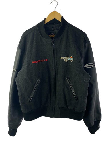 【中古】C.M.J/スタジャン/--/--/BLK【メンズウェア】 【中古】C.M.J/スタジャン/--/--/BLK【メンズウェア】