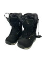 【中古】salomon◆スノーボードブーツ/23cm/シューレース/BLK/402863【スポーツ】