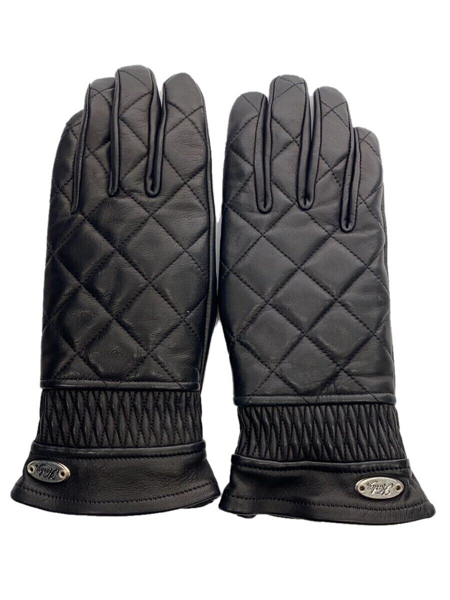 【中古】HARLEY DAVIDSON◆手袋/レザー/ブラック/Sサイズ/レディース/ハーレーダヴィッドソン【服飾雑貨他】