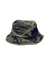【中古】HUF◆バケットハット/XL/コットン/IDG/メンズ【服飾雑貨他】