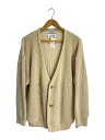 【中古】ChahChah◆カーディガン(厚手)/M/コットン/CRM/CC21SS-K02【メンズウェア】