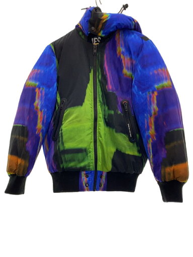 【中古】DIESEL◆サイケデリックオーバープリント/中綿ジャケット/XS/ポリエステル/マルチカラー/無地【メンズウェア】 【中古】DIESEL◆サイケデリックオーバープリント/中綿ジャケット/XS/ポリエステル/マルチカラー/無地【メンズウェア】