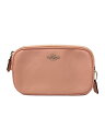【中古】COACH◆ウエストバッグ/レザー/PNK【バッグ】