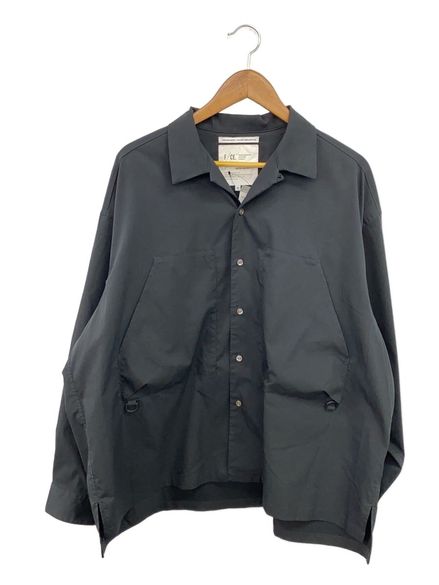 F/CE◆25SS/長袖シャツ/M/BLK/FPU02251U0001/SOLOTEX MICROFT TECH SHIRT