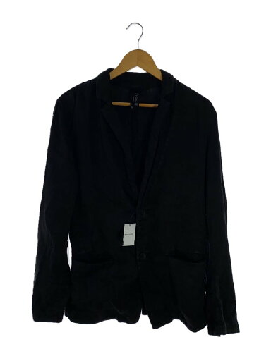 【中古】TRANSIT UOMO/リネンテーラードジャケット/XS/リネン/BLK【メンズウェア】 【中古】TRANSIT UOMO/リネンテーラードジャケット/XS/リネン/BLK【メンズウェア】