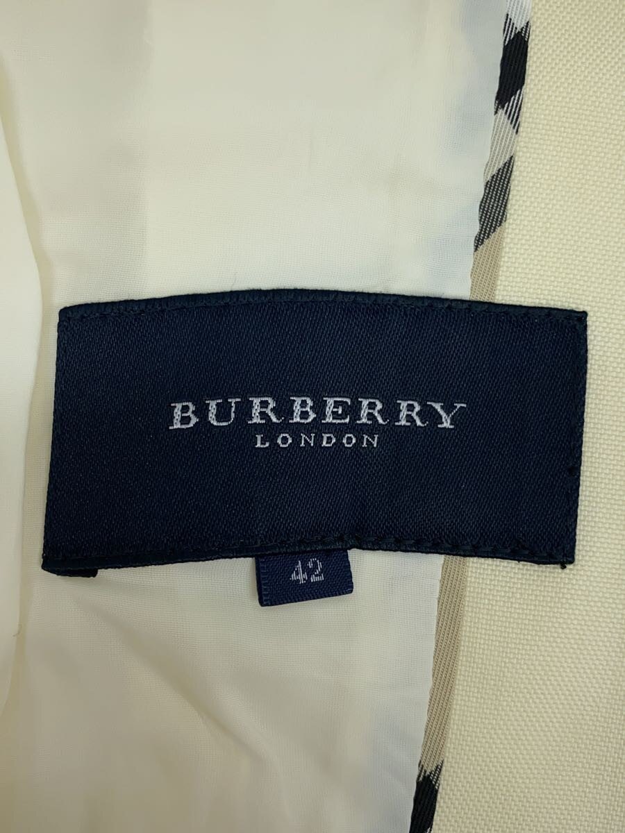 中古 BURBERRY LONDON テーラードジャケット フォーマル ビジネス スーツ 42 コットン CRM FCA28-1 jumblestore-37954614 2nd STREET 楽天市場店 サンプル画像3