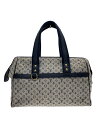 【中古】LOUIS VUITTON◆ジョセフィーヌGM_モノグラム・ミニ_WHT/キャンバス/WHT【バッグ】