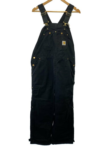 【中古】Carhartt◆オーバーオール/38/コットン/BLK/R03 BLK【メンズウェア】 【中古】Carhartt◆オーバーオール/38/コットン/BLK/R03 BLK【メンズウェア】