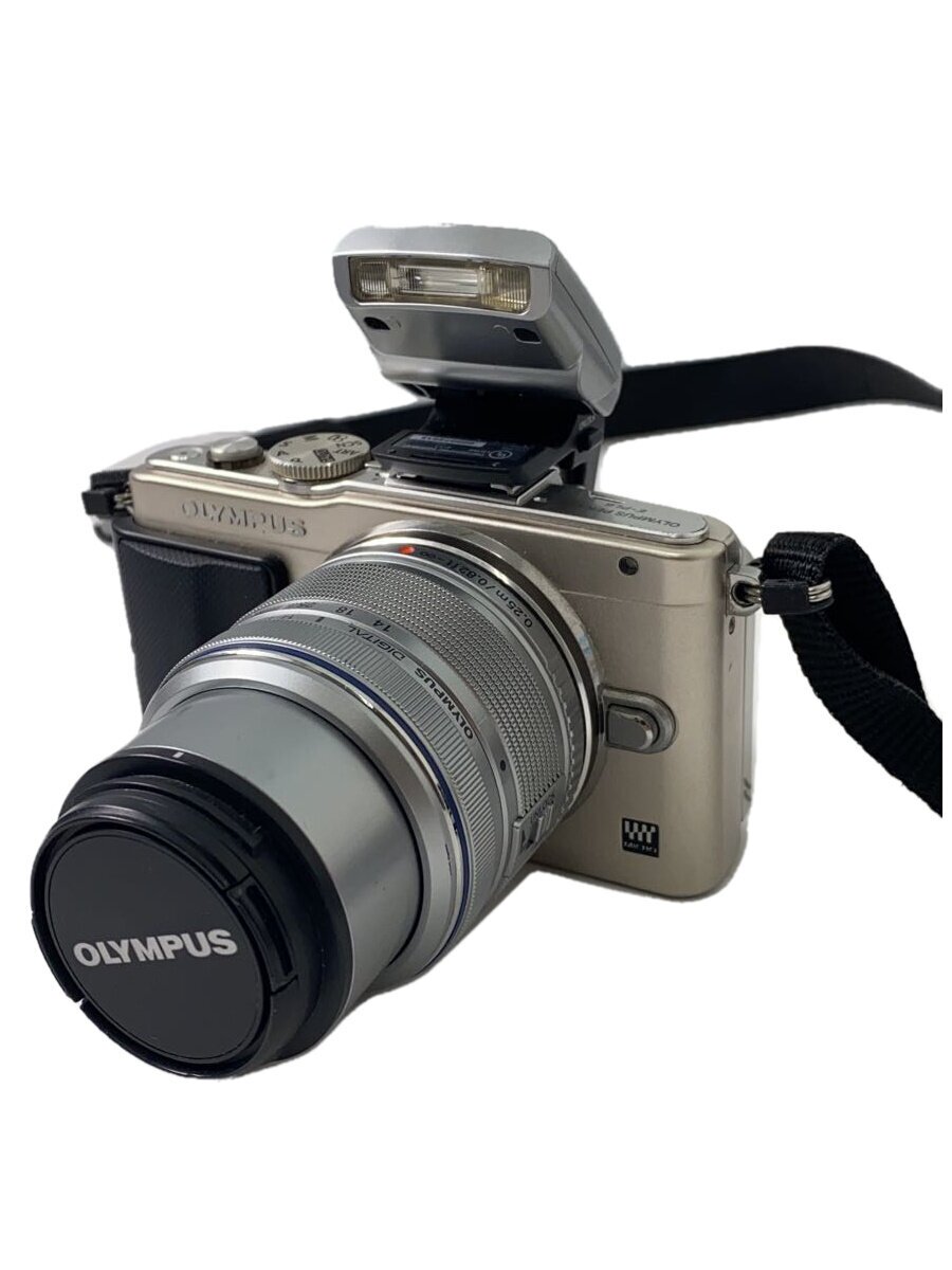 【中古】OLYMPUS◆デジタル一眼カメラ OLYMPUS PEN Lite E-PL6 レンズキット [シルバー]【カメラ】
