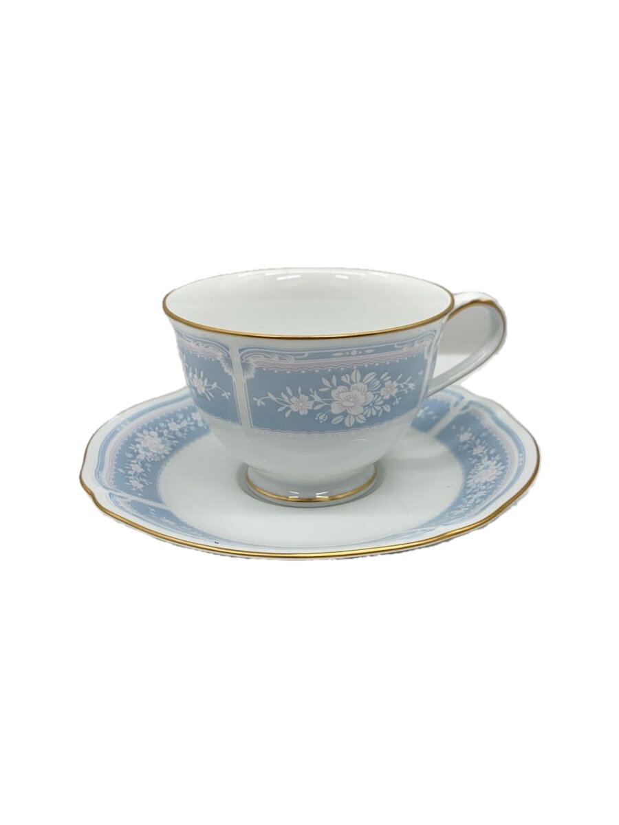 【中古】Noritake◆カップ&ソーサー/レースウッドゴールド/5客セット【キッチン用品】