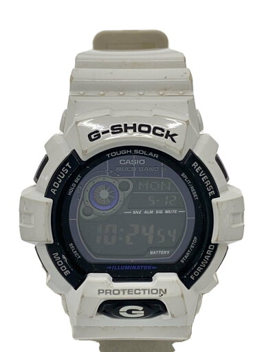 【中古】CASIO◆ソーラー腕時計・G-SHOCK/デジタル/WHT【服飾雑貨他】 【中古】CASIO◆ソーラー腕時計・G-SHOCK/デジタル/WHT【服飾雑貨他】