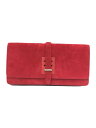 【中古】FONTANA MILANO/クラッチバッグ/スウェード/RED//【バッグ】