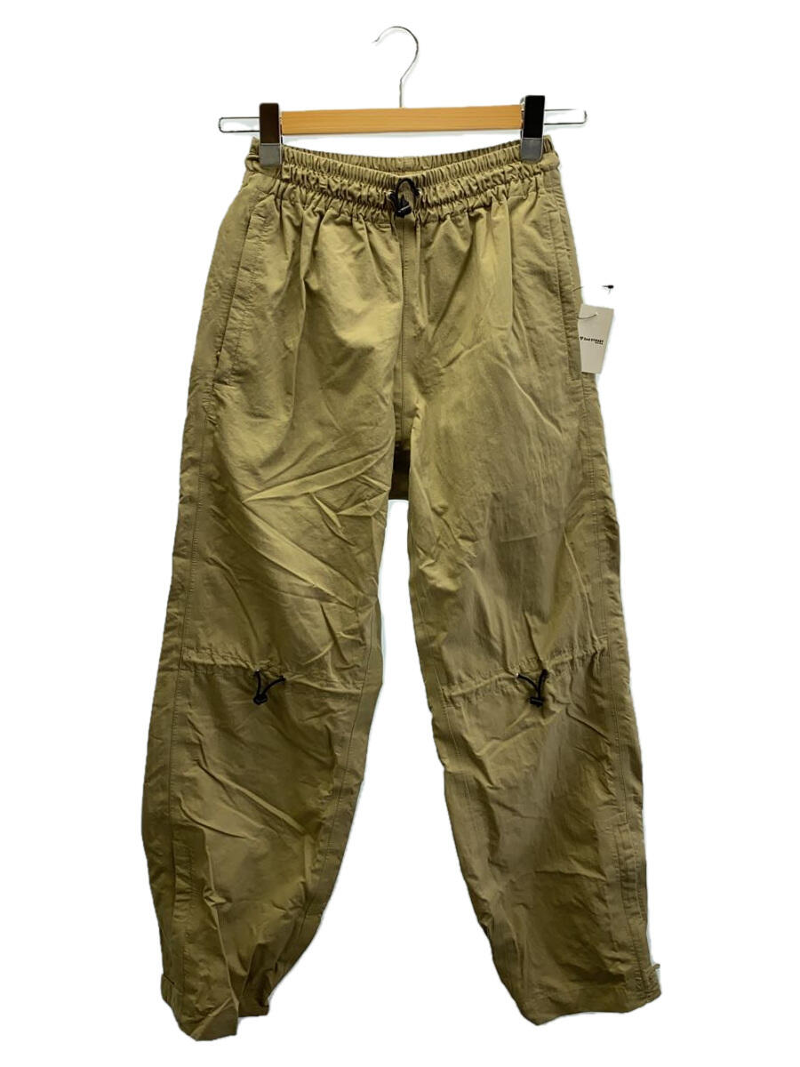 【中古】UNUSED◆19AW/nylon pants/1/ナイロン/BEG/無地/UW0792【メンズウェア】