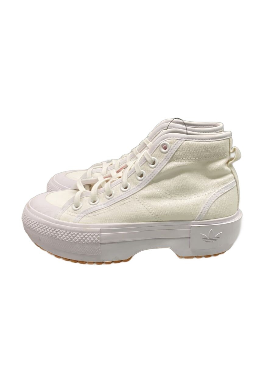 【中古】adidas◆NIZZA TREK_ニッツァトレック/22.5cm/WHT//【シューズ】