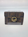 【中古】FENDI◆3つ折り財布/牛革/BRW/総柄/レディース/8M0395 AAFM F13VK【服飾雑貨他】(4)