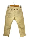 【中古】R&D.M.Co-(OLDMAN’S TAILOR)◆ボトム/XS/コーデュロイ/クリーム//【レディースウェア】