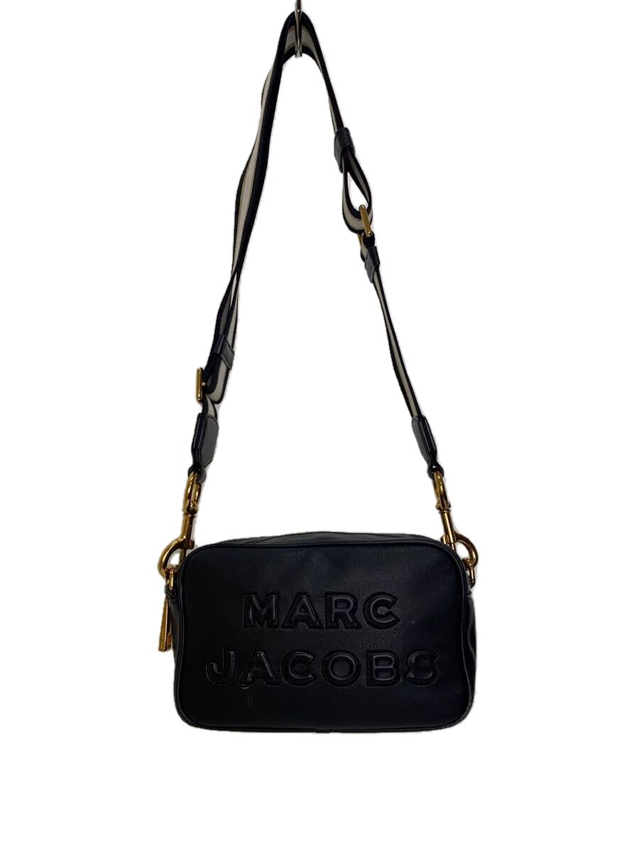MARC JACOBS - 【中古】MARC JACOBS◆ショルダーバッグ/レザー/BLK/無地【バッグ】