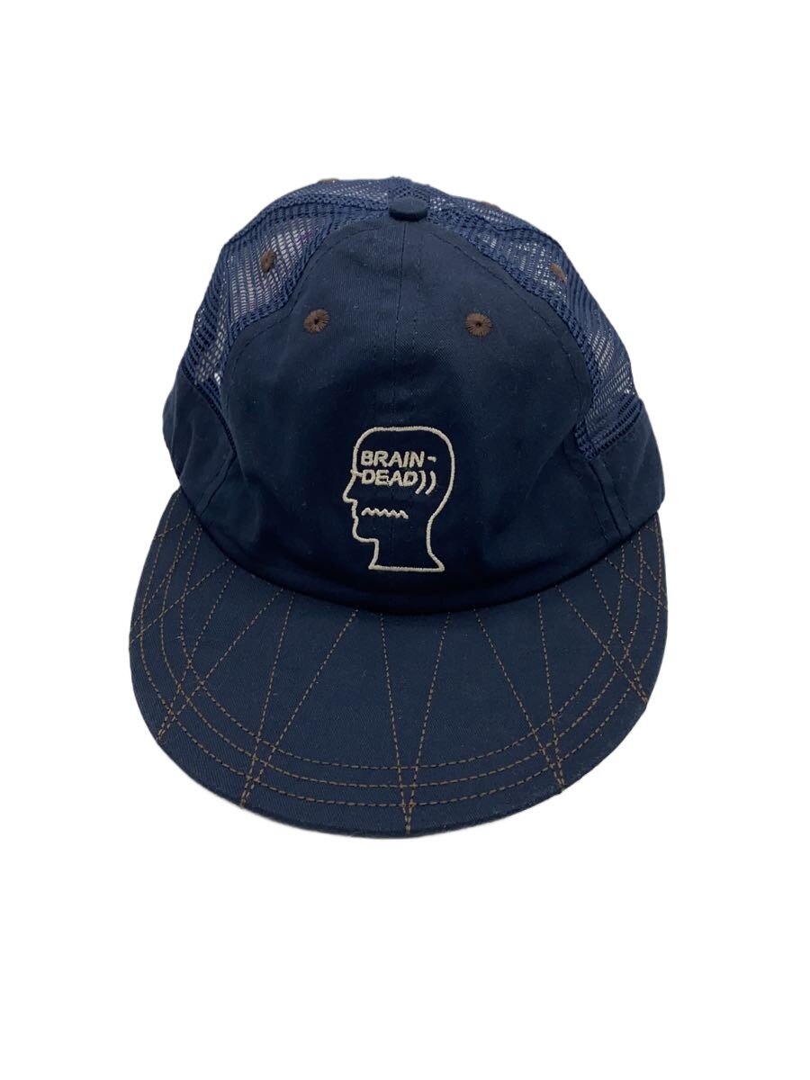【中古】Brain Dead◆キャップ/FREE/コットン/NVY/メンズ【服飾雑貨他】