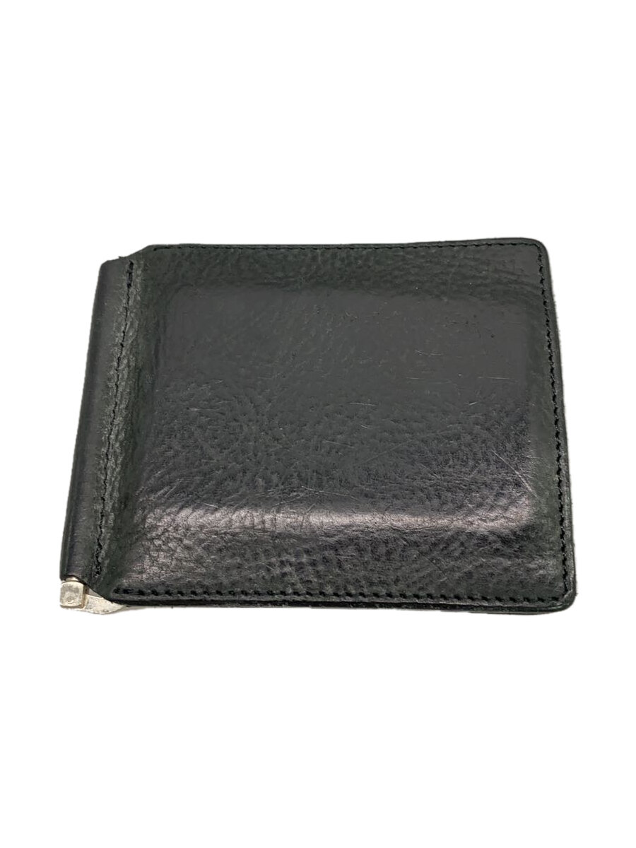 【中古】Hender Scheme◆money clip/マネークリップ/2つ折り財布/レザー/BL