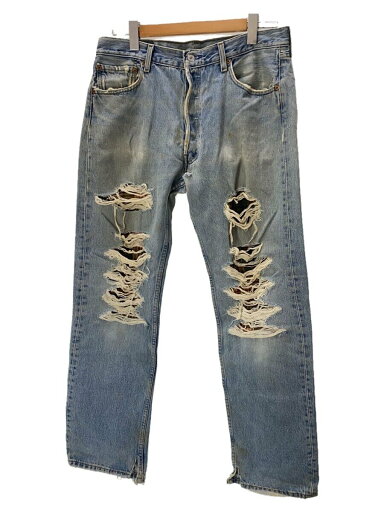 【中古】Levi’s◆ボタン裏689/リペア有/ボトム/35/コットン/BLU/無地/55878-6【メンズウェア】 【中古】Levi’s◆ボタン裏689/リペア有/ボトム/35/コットン/BLU/無地/55878-6【メンズウェア】