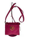 【中古】MICHAEL KORS◆ショルダーバッグ/レザー/PNK/35S2GFTC3L【バッグ】