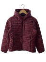 【中古】patagonia◆patagonia/ダウンジャケット/XS/ナイロン/ボルドー/RN51884【レディースウェア】